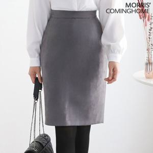 [한정/특가][모리스커밍홈]심플 스웨이드 미디 스커트_[M2111SK142D]