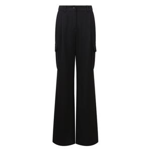 [링스] 여성 원턱 와이드 팬츠 L21C3PT356_BK