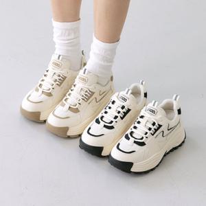 [슈리오] 여성 키높이 워킹업 어글리 스니커즈 7cm