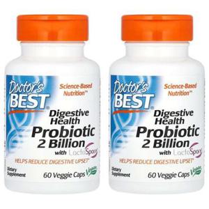 해외배송 Doctors Best 닥터스베스트 다이제스티브헬스 프로바이오틱스 유산균 20억 60정 2개