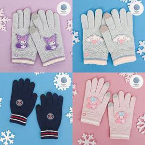 [제이에스지]균일가 산리오 PSG 캐릭터 아동장갑 시나모롤 쿠로미 마이멜로디 니트 장갑 날개사장갑 모음