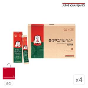 [설날특집 구성] 정관장 홍삼진고 데일리스틱 3박스+ 1박스(쇼핑백 4장)