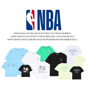 [백화점]남녀공용 엔비에이 베이직 반팔 티셔츠 외 4종