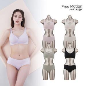 [출고가109900]비비안 프리모션 크로스커버 퓨징 브라팬티 4세트