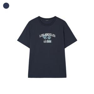 [게스] 남성 NVY 반팔티셔츠 KP2K04J2