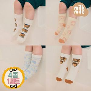 [밀크마일] 곰돌다람양말세트
