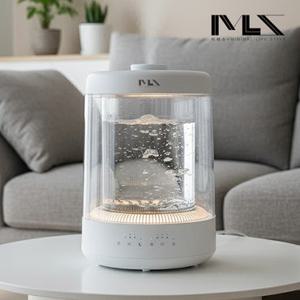 미라스 가열식 가습기 4L MS-4000HG 유리 대용량 분리형 물멍 가습기 신생아 아기