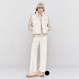 [지오다노/본사] 415964 여 기모 코듀로이 풀밴딩 팬츠