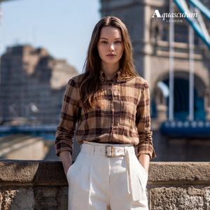 아쿠아스큐텀 26SS 체크 셔츠 2종