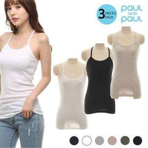 [폴앤폴]꼭 필요한 나시 균일가 3장 set 4종1택 (여)