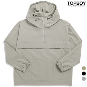 [탑보이][탑보이] 발수코팅 타슬란 오버핏 아노락 후드티 (TC021