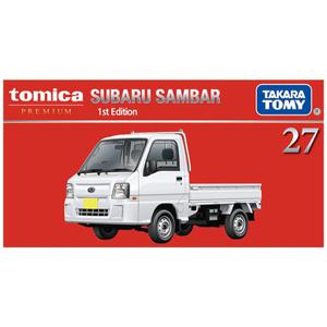 토미카 프리미엄 27 스바루 삼바 초회 화이트 트럭 다이캐스트 미니카