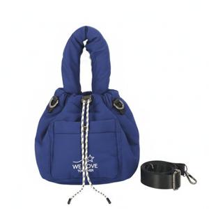 [지센] (2컬러) 자수 패딩 복조리백 LAABOA15