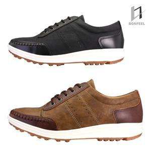 본필 BG927 브라운 남성골프화 스크린골프화 스파이크리스 연습