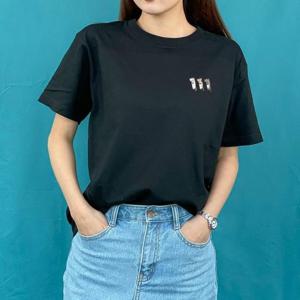 [험블] 삼고양이 레이어드 라운드넥 여성루즈핏 여름반팔티