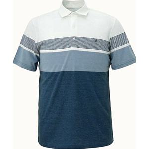 [트레몰로]화이트 블루 톤온톤 린넨  카라티셔츠  ASXM346601_HD