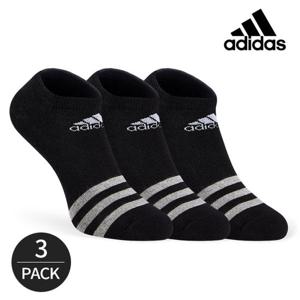 아디다스 여성 앞삼선 배색 스니커즈 3P_BK