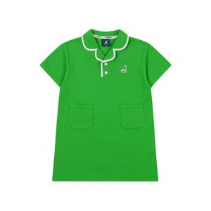 캉골키즈 숏 슬리브 피케 원피스 PB 2004 그린/APBCOP20040GN