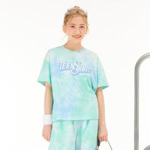 [오션스카이] [2color]여아 타이다이 그래픽 티셔츠