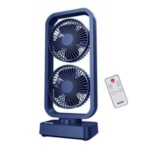 루베크007 리모컨 듀얼팬 양날개 선풍기 USB충전식