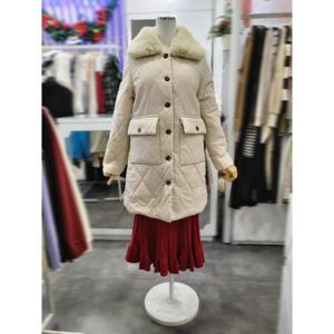 밸리걸 세이브존01 퍼카라 탈착 패딩 코트 495460