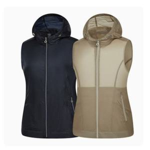 [콜핑]LD18 여성 봄 나일론 펀칭원단 후드일체형 등산조끼 KTV7146W