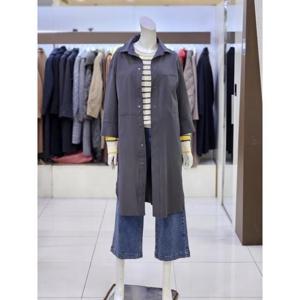 소고 트리아나 세이브존07 소고 트리아나 여성 백 프린팅 롱 셔츠형 트렌치 자켓 AH1GA07