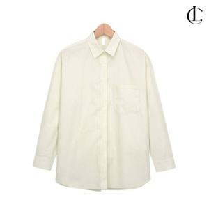 엘케이트 여자 셔츠 무지 포켓 카라 데일리 남방 LCM008