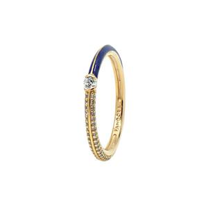 판도라 미 파베 블루 듀얼 링 162528C01