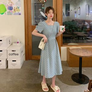 [리빌모아]여자 퍼프 도트 롱 반팔 원피스 JSW-OPS-SP0000CDE-그