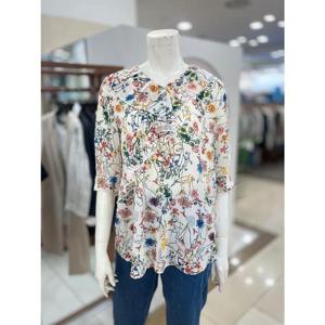 후라밍고 세이브존01 플라워프린트블라우스 FMB192220