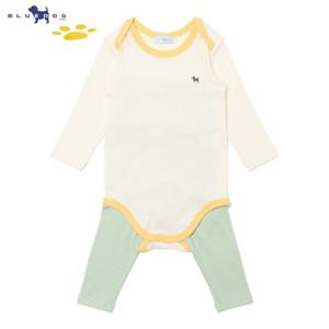 블루독베이비[hu] 24.FW (온)IV모달골지SET바디슈트 44A70-676-03 수트 가을겨울수트 배앓이방지 선물