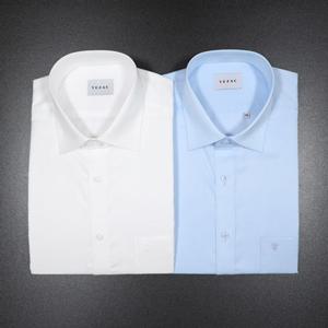 [YEZAC] 고급스러운 120수 솔리드 일반핏 반소매셔츠 2종 택1 (YJ4MUR600 WH외)