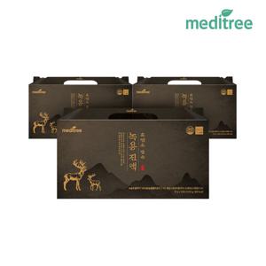 메디트리 흑염소 담은 생 녹용진액 3박스(90포)