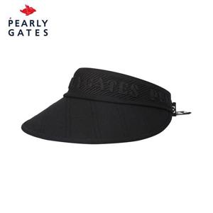 [파리게이츠] [가격 인하] 여성 로고 체인 자수 리본 와이드 썬바이저