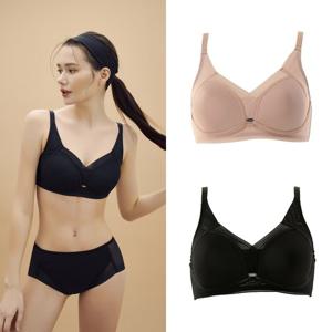 A컵 가볍고 시원한 인견 노와이어 몰드 브라 WBRX301