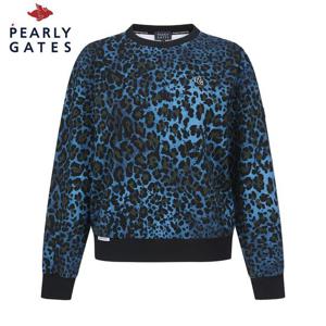 [파리게이츠] 파리게이츠 여성 레오파드 패턴 긴팔 티셔츠 521D3TR303_BL