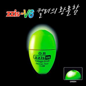 찌스 전자찌 V6 그린 바다구멍찌 전자찌 바다찌