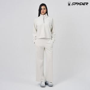 [스파이더] 여성 골지 벨루아 와이드 팬츠 SPJWCNFP355WIVY