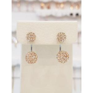 볼라레 세이브존01 결혼기념일선물 오스트리아 스톤 골든볼 투웨이 귀걸이 sse648