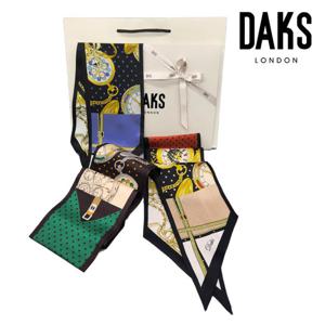 [닥스(스카프)]스키니 실크 스카프 클락  FKO017O