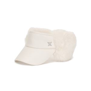 [어뉴골프] 여성 (W) WIDEN FUR VISOR_WH