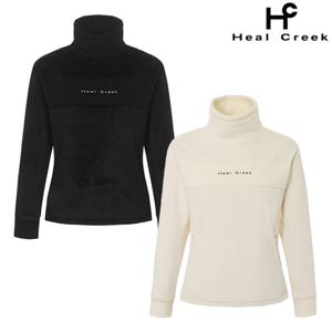 힐크릭  여성 소재믹스 하이넥 티셔츠 1HCTSW4665 MA