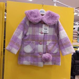 리틀밥독 HC11 눈송이체크코트 H234MCT02