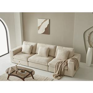 [착불] 컴포트풀커버 구스 모듈 4인 소파