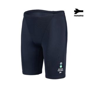 [레노마수영복]남성 실내 트윈스마일 4부 수영복 블랙-RN-MS2F805-BK