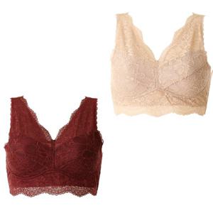 와코루 조임없이 편안한 스트레치 레이스 크라탑 런닝브라(WLGB190R)