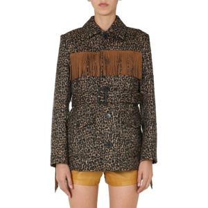 생로랑 프린지 디테일 프론트 버튼 재킷 630896 Y3B529664