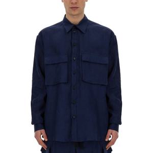 돌체앤가바나 포켓 오버사이즈 린넨 셔츠 G5LI9T FU4LGB0310