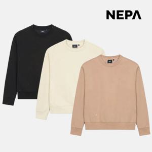 네파 여성 세미크롭 베이직 맨투맨 등산 기본 티셔츠 7L25360